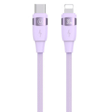 Дата кабель Usams US-SJ635 U85 Type-C to Lightning 30W (2m) – Фиолетовый