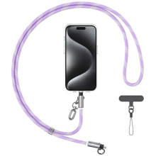 Дата кабель-шнурок Usams US-SJ746 Type-C to Lightning 30W (1.2m) – Фиолетовый