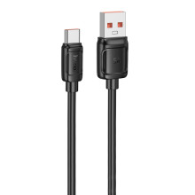 Дата кабель Hoco X115 Surpass USB to Type-C 100W (1m) – Черный