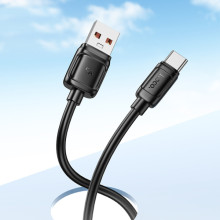 Дата кабель Hoco X115 Surpass USB to Type-C 100W (1m) – Черный