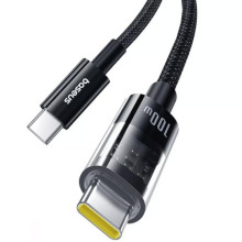 Дата кабель Baseus Gem Fast Charging Type-C to Type-C 100W (1m) (P10373000111) – Черный
