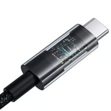 Дата кабель Baseus Gem Fast Charging Type-C to Type-C 100W (1m) (P10373000111) – Черный
