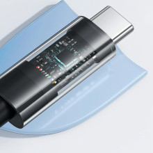 Дата кабель Baseus Gem Fast Charging USB to Type-C 100W (2m) (P10373002111) – Черный