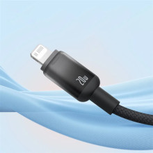Дата кабель Baseus Discolor Series Fast Charging USB to Lightning 2.4A (1m) (P10374900) – Чорний