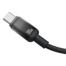 Дата кабель Baseus Discolor Series Fast Charging USB to Type-C 100W (1m) (P10374903) – Чорний