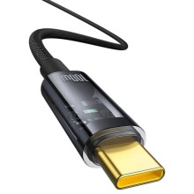 Дата кабель Baseus Explorer with Auto Shutdown Type-C to Type-C 100W (1m) (P103197031) – Черный