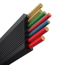 Дата кабель Baseus Free2Draw Retractable Crystal Fast Charging Type-C to 3in1 100W (1.1m) (P1036800) – Чорний