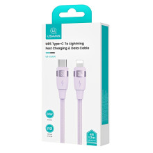 Дата кабель Usams US-SJ635 U85 Type-C to Lightning 30W (2m) – Фиолетовый
