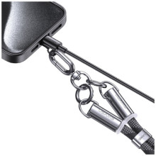 Дата кабель-шнурок Usams US-SJ746 Type-C to Lightning 30W (1.2m) – Чорний