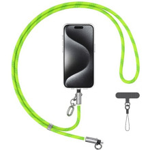 Дата кабель-шнурок Usams US-SJ746 Type-C to Lightning 30W (1.2m) – Зелений