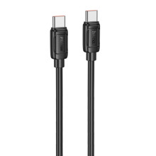Дата кабель Hoco X115 Surpass Type-C to Type-C 240W (1m) – Черный