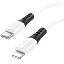 Дата кабель Hoco X82 Silicone Type-C to Lightning 20W (1m) – Белый