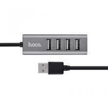 Переходник HUB Hoco HB1 USB to USB 2.0 (4 port) (1m) – undefined