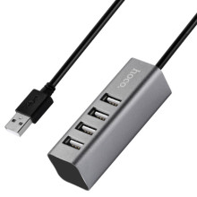 Переходник HUB Hoco HB1 USB to USB 2.0 (4 port) (1m) – undefined