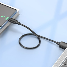 Дата кабель Hoco X96 Hyper USB to Type-C 27W (0.25m) – Чорний