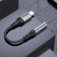 Переходник Hoco LS36 Fresh Type-C to 3,5 AUX – Черный