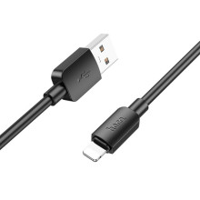 Дата кабель Hoco X96 Hyper USB to Lightning 2.4A (1m) – Чорний
