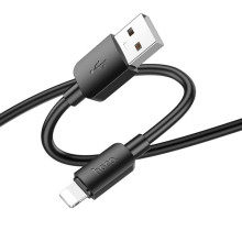 Дата кабель Hoco X96 Hyper USB to Lightning 2.4A (1m) – Чорний