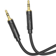 Аудио кабель Aux Hoco UPA30 Friend (1m) – Черный