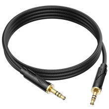 Аудио кабель Aux Hoco UPA30 Friend (1m) – Черный