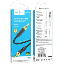 Аудио кабель Aux Hoco UPA30 Friend (1m) – Черный