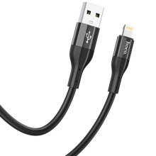 Дата кабель Hoco X72 Creator silicone USB to Lightning (1m) – Черный