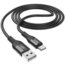 Дата кабель Hoco X72 Creator silicone USB to Type-C (1m) – Черный