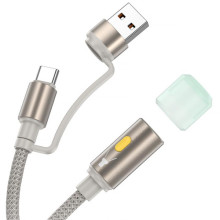 Кабель-светильник Hoco UA38C USB/Type-C to LED (0.3m) – Золотой