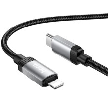 Дата кабель Hoco X117 Star Type-C to Lightning 27W (1m) – Чорний