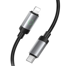 Дата кабель Hoco X117 Star Type-C to Lightning 27W (1m) – Чорний