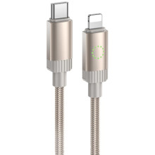 Дата кабель Hoco X117 Star Type-C to Lightning 27W (1m) – Золотий