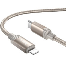 Дата кабель Hoco X117 Star Type-C to Lightning 27W (1m) – Золотий
