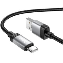 Дата кабель Hoco X117 Star USB to Type-C 3A (1m) – Черный