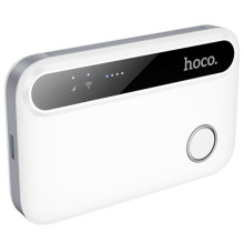 Портативный модем WiFi роутер Hoco HI41 150Mbps (Micro SIM) 2100 mAh – Белый