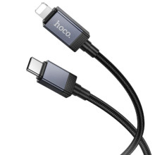 Дата кабель Hoco X118 Generous with display Type-C to Lightning 27W (1m) – Черный