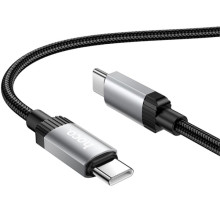 Дата кабель Hoco X117 Star Type-C to Type-C 60W (1m) – Чорний