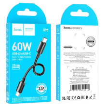 Дата кабель Hoco X96 Hyper Type-C to Type-C 60W (0.25m) – undefined