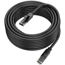 Кабель (патч-корд) Borofone BUS01 Category 6 Gigabit (8m) – Чорний