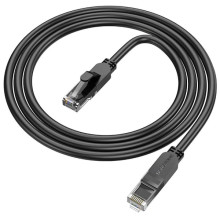 Кабель (патч-корд) Borofone BUS01 Category 6 Gigabit (1m) – Черный