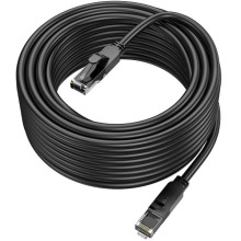 Кабель (патч-корд) Borofone BUS01 Category 6 Gigabit (10m) – Черный