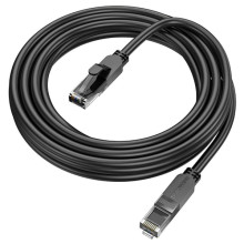 Кабель (патч-корд) Borofone BUS01 Category 6 Gigabit (3m) – Черный