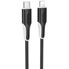Дата кабель Borofone BX119 New Type-C to Type-C 60W (1m) – Чорний