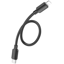 Дата кабель Hoco X96 Hyper Type-C to Lightning 20W (0.25m) – Черный