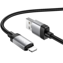 Дата кабель Hoco X117 Star USB to Lightning 2.4A (1m) – Черный