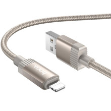 Дата кабель Hoco X117 Star USB to Lightning 2.4A (1m) – Золотой
