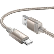 Дата кабель Hoco X117 Star USB to Type-C 3A (1m) – Золотой