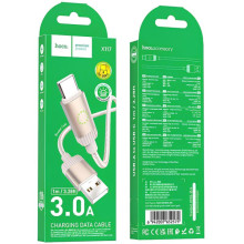 Дата кабель Hoco X117 Star USB to Type-C 3A (1m) – Золотой