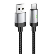 Дата кабель Hoco X117 Star USB to Type-C 3A (1m) – Черный