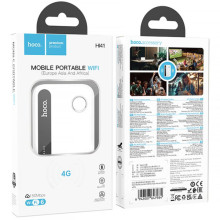 Портативный модем WiFi роутер Hoco HI41 150Mbps (Micro SIM) 2100 mAh – Белый