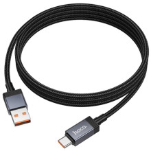 Дата кабель Hoco X118 Generous with display USB to Type-C 5A (1m) – Черный